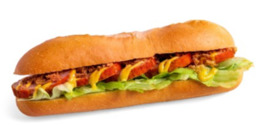 Broodje kip grillworst