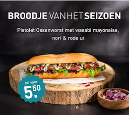 Ossenworst wasabimayonaise